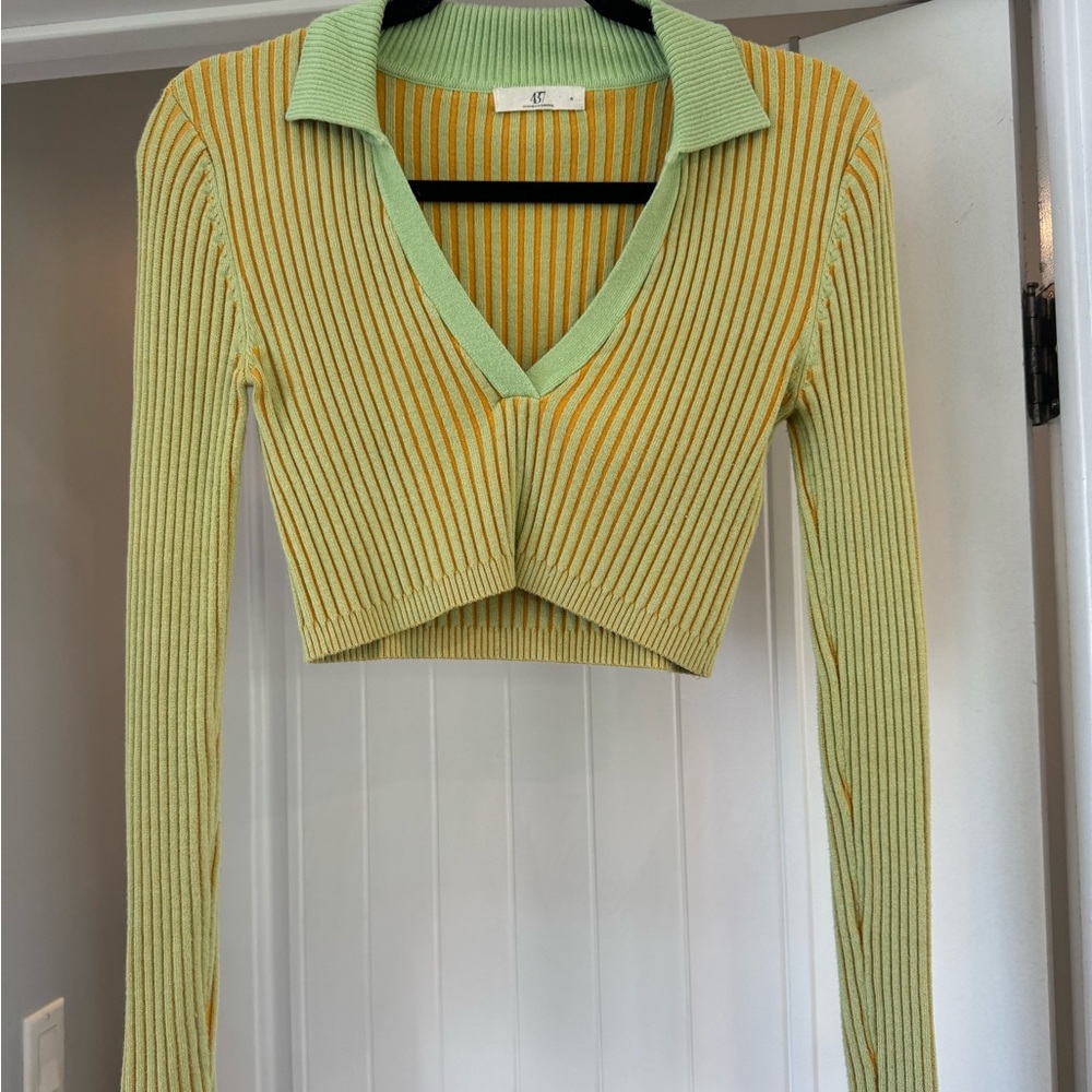 Cropped Collared Shirt